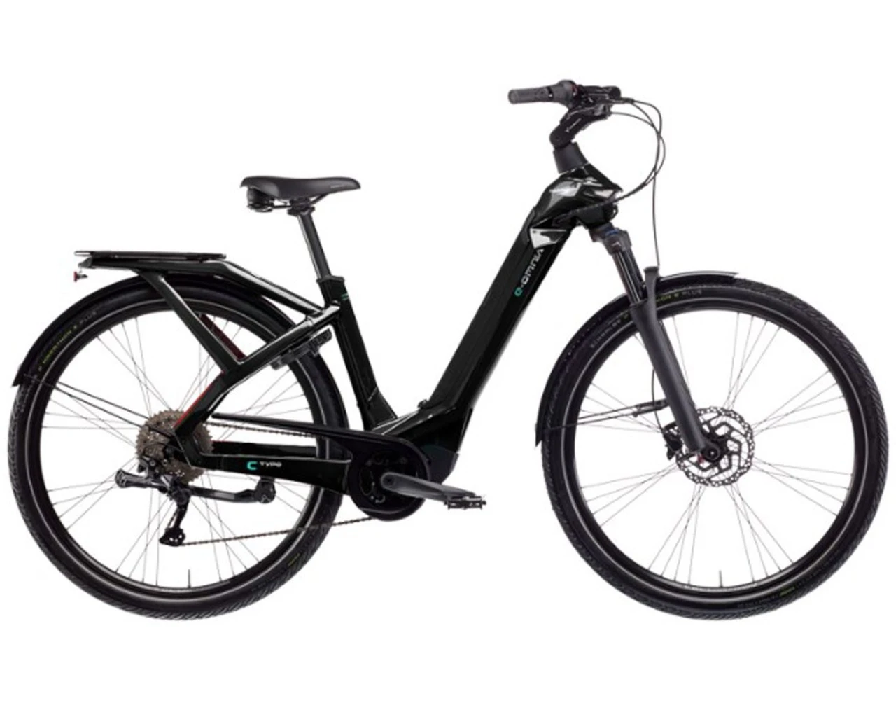 Bianchi E-Omnia C Type Deore 10-Gang Bosch 625 - Step Through Elektro City Bike 2022 | Black Glossy 3 Bianchi E-Omnia C Type Deore 10-Gang Bosch 625 - Step Through Elektro City Bike 2022 | Black Glossy