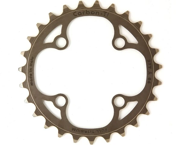 Carbon-Ti X-Ring MTB Titan 4-Arm | 64 Mm X-Double, Titankettenblatt (2x9) Oder (2x10) 3 Carbon-Ti X-Ring MTB Titan 4-Arm | 64 Mm X-Double, Titankettenblatt (2x9) Oder (2x10)