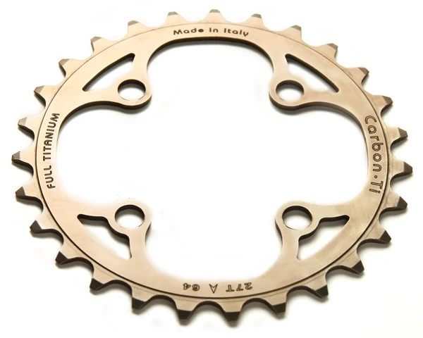 Carbon-Ti X-Ring MTB Titan 4-Arm | 64 Mm X-Double, Titankettenblatt (2x9) Oder (2x10) 4 Carbon-Ti X-Ring MTB Titan 4-Arm | 64 Mm X-Double, Titankettenblatt (2x9) Oder (2x10) – Bild 2