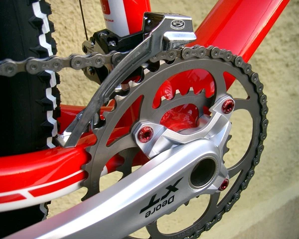 Carbon-Ti X-Ring MTB Titan 4-Arm | 64 Mm X-Double, Titankettenblatt (2x9) Oder (2x10) 7 Carbon-Ti X-Ring MTB Titan 4-Arm | 64 Mm X-Double, Titankettenblatt (2x9) Oder (2x10) – Bild 5