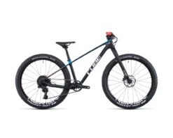 Cube Elite 240 C:62 SL - Carbon Kinderfahrrad 24 Zoll 2022 | Carbon´n´blue´n´red