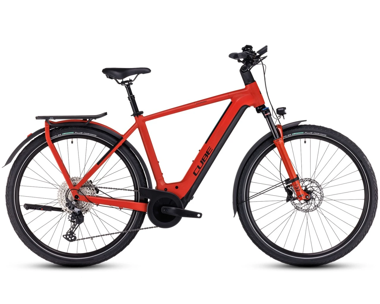 Cube Kathmandu Hybrid EXC 750 - Elektro Trekking Bike 2023 | Red´n´black