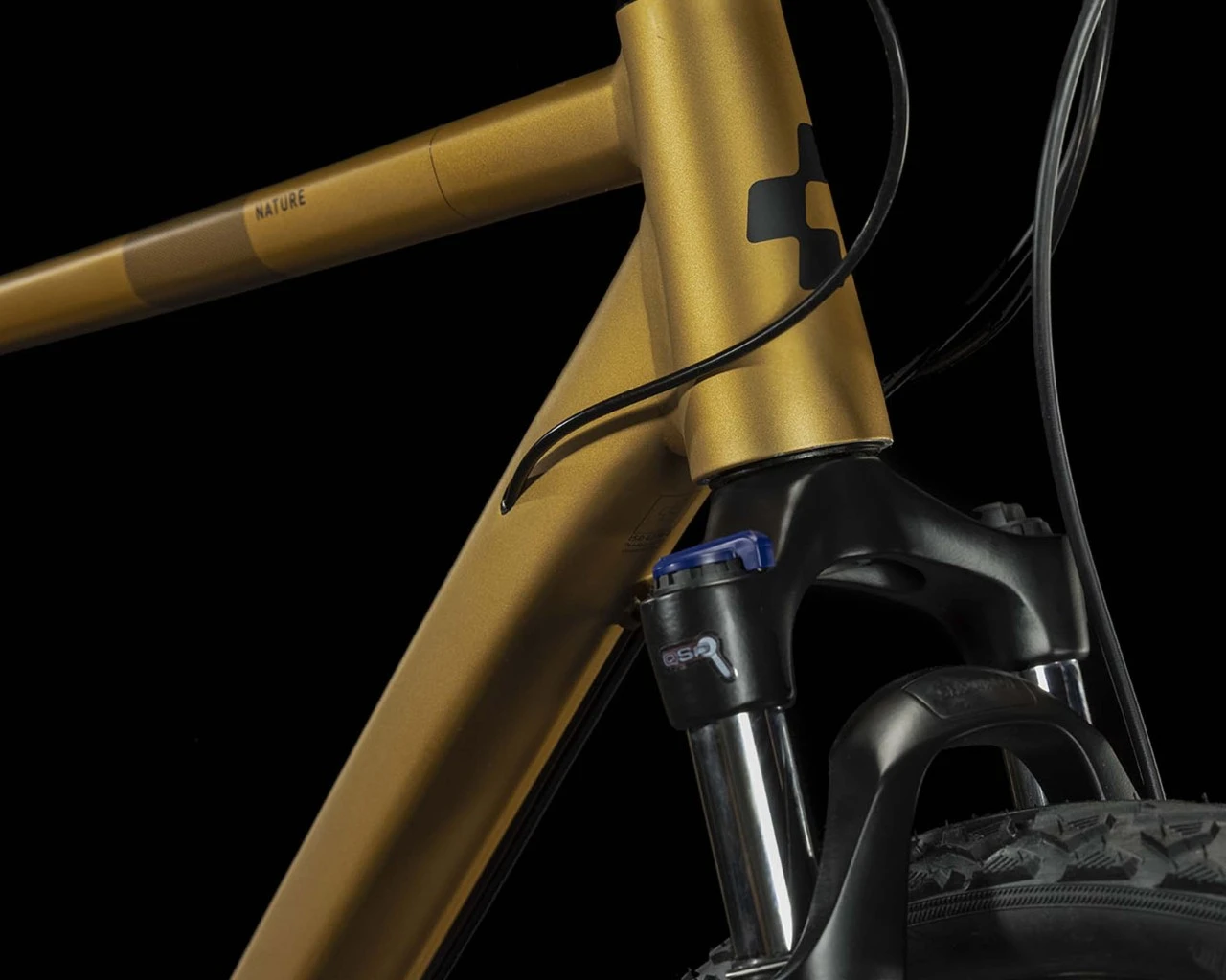 Cube Nature Pro - Cross Bike 2023 | Gold'n'black 5 Cube Nature Pro - Cross Bike 2023 | Gold'n'black – Bild 3