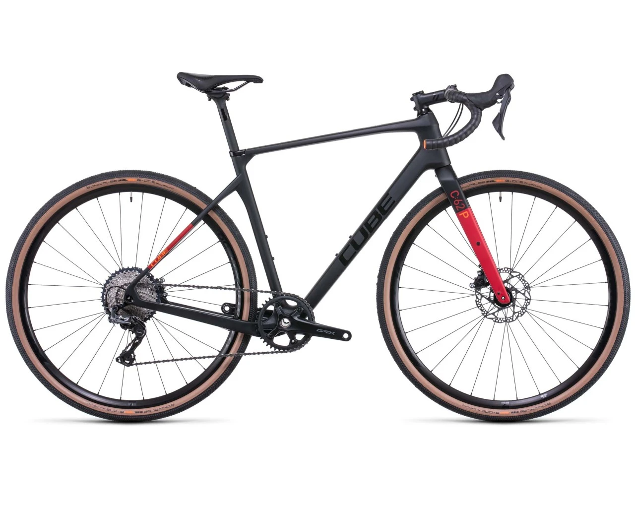 Cube Nuroad C:62 Pro - Carbon Gravel Bike | Carbon´n´red