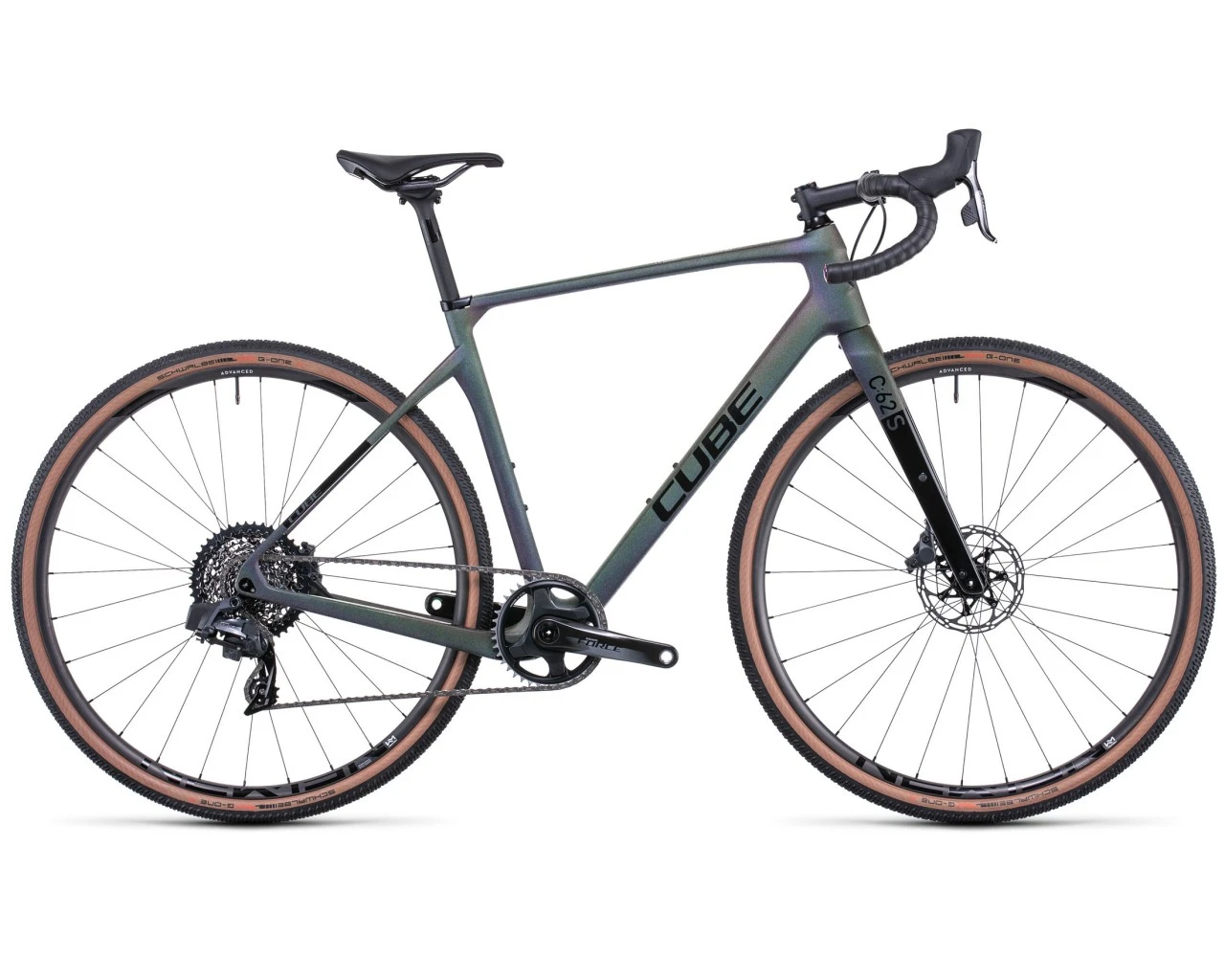 Cube Nuroad C:62 SLT - Carbon Gravel Bike 2022 | Flatprizmblack´n´black