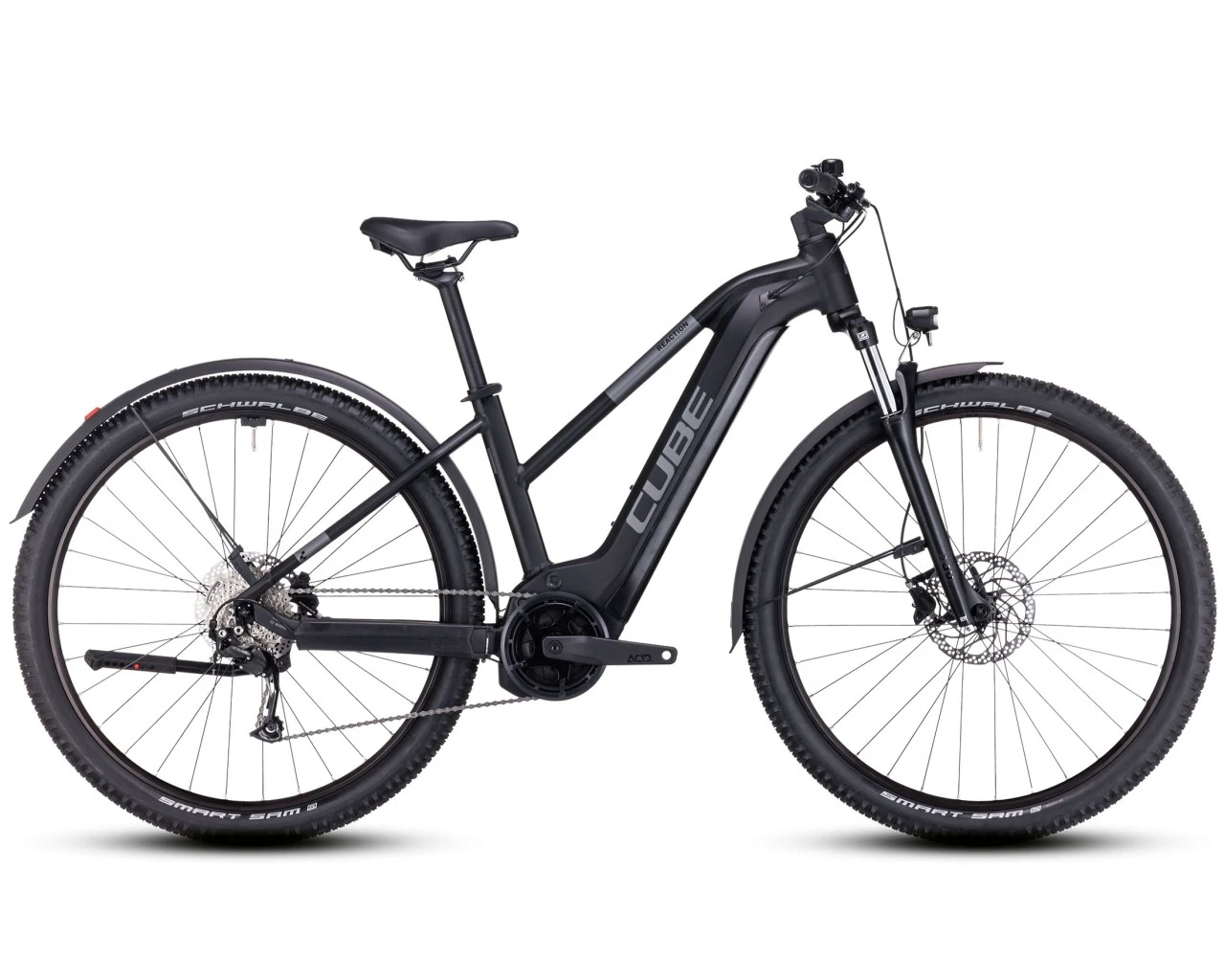 Cube Reaction Hybrid Performance 625 Allroad - 29" Trapeze Elektro MTB Hardtail 2023 | Black´n´grey