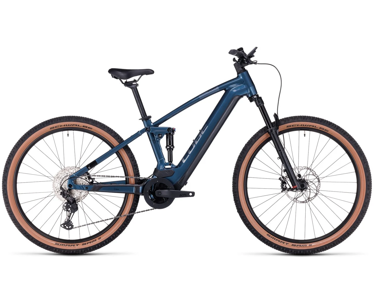 Cube Stereo Hybrid 120 Race 750 - 29'' Elektro MTB Fully 2023 | Petrolblue´n´chrome