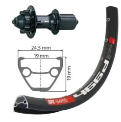 DT-Swiss Hinterrad 28/29 Zoll 8-10 F.Rotor | DT D466 | 6-Loch-Disk