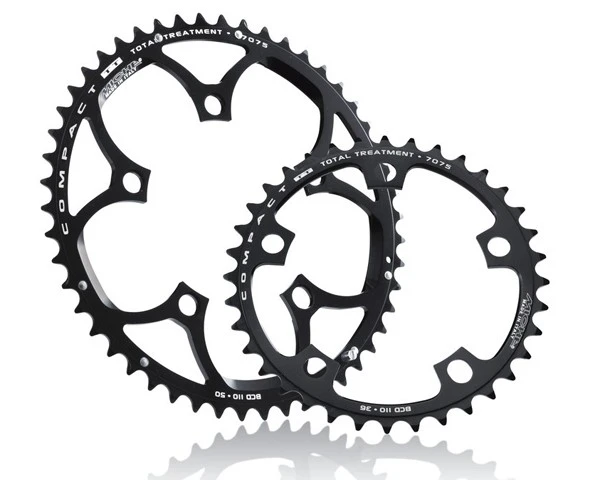 MICHE Kettenblatt Compact Schwarz | Lochkreis 110 Mm | 9/10-fach