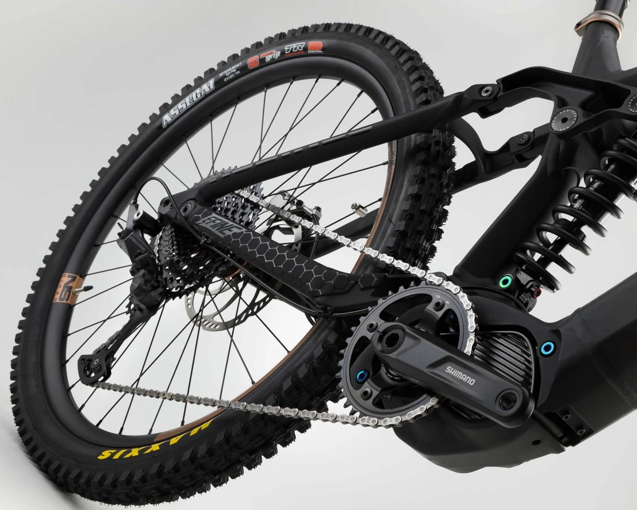 Ns-bikes NS Bikes E-Fine 1 170 Shimano EP8/630Wh - Elektro MTB-Fully 2022 | Black-green 10 Ns-bikes NS Bikes E-Fine 1 170 Shimano EP8/630Wh - Elektro MTB-Fully 2022 | Black-green – Bild 8