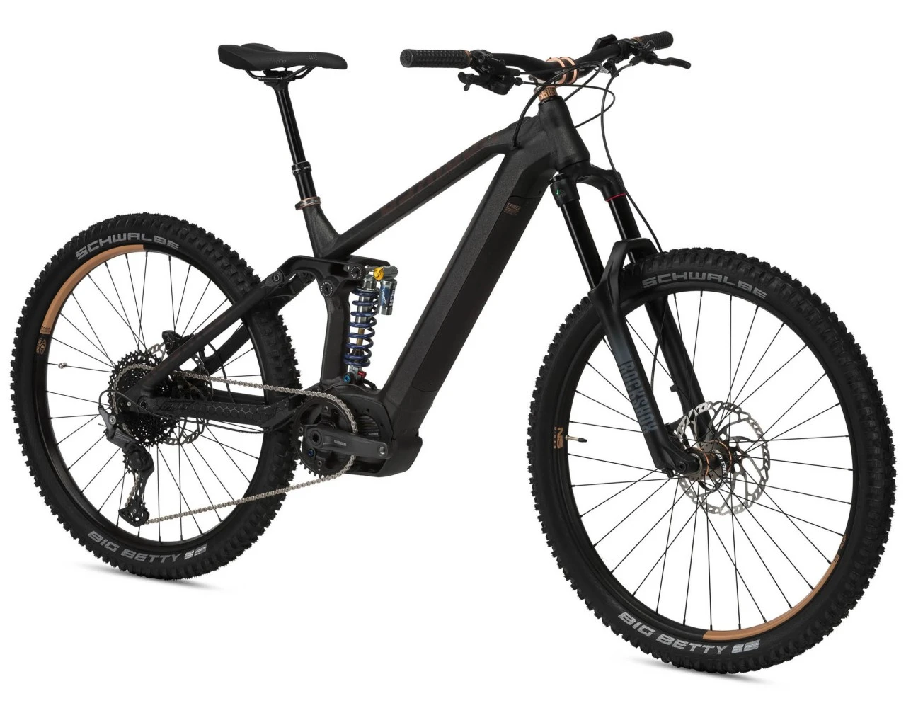 Ns-bikes NS Bikes E-Fine 2 160 Shimano E7000 - Elektro MTB-Fully 2022 | Black – Bild 2