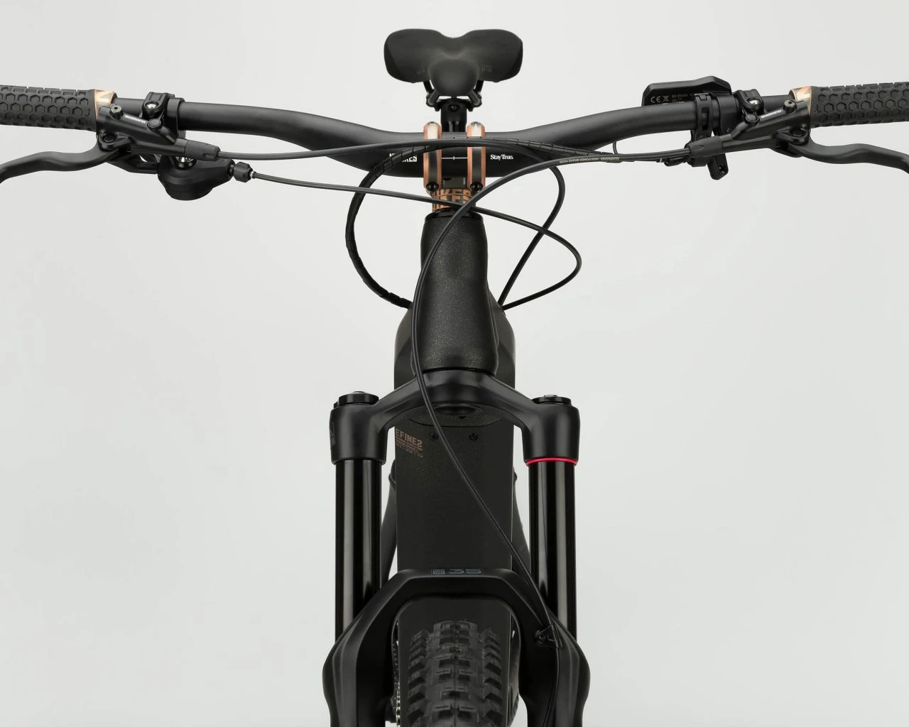 Ns-bikes NS Bikes E-Fine 2 160 Shimano E7000 - Elektro MTB-Fully 2022 | Black – Bild 4