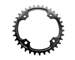 Praxis Works Kettenblatt ERing Steel Wave MTB 4x 104 Mm Lochkreis Mit Gewinde | Schwarz