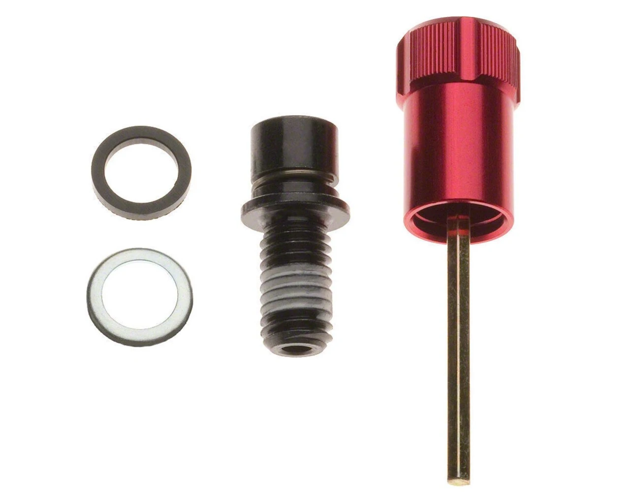 Rock-shox Rock Shox Rebound Adjuster Knob/Bolt Kit Aluminium Kurz | Rot