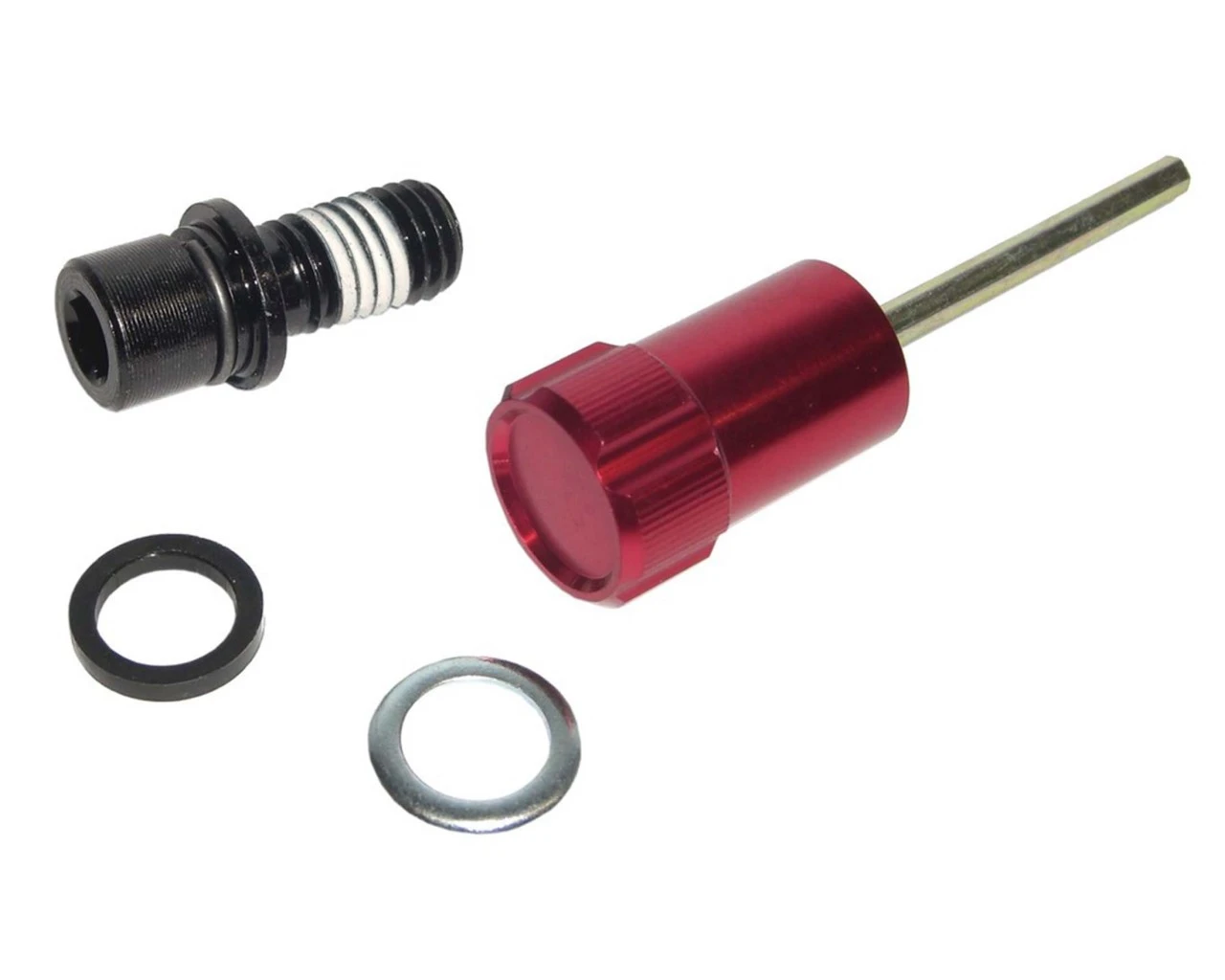 Rock-shox Rock Shox Rebound Adjuster Knob/Bolt Kit Aluminium Kurz | Rot – Bild 2