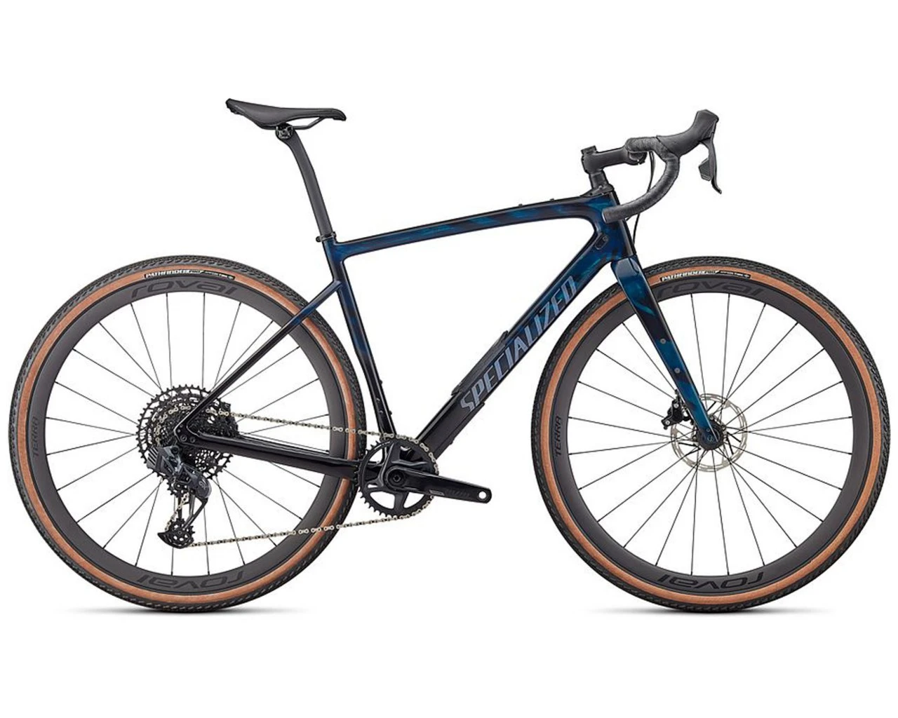Specialized Diverge Expert - Carbon Gravel Bike 2022 | Gloss Teal Tint-carbon-limestone-wild