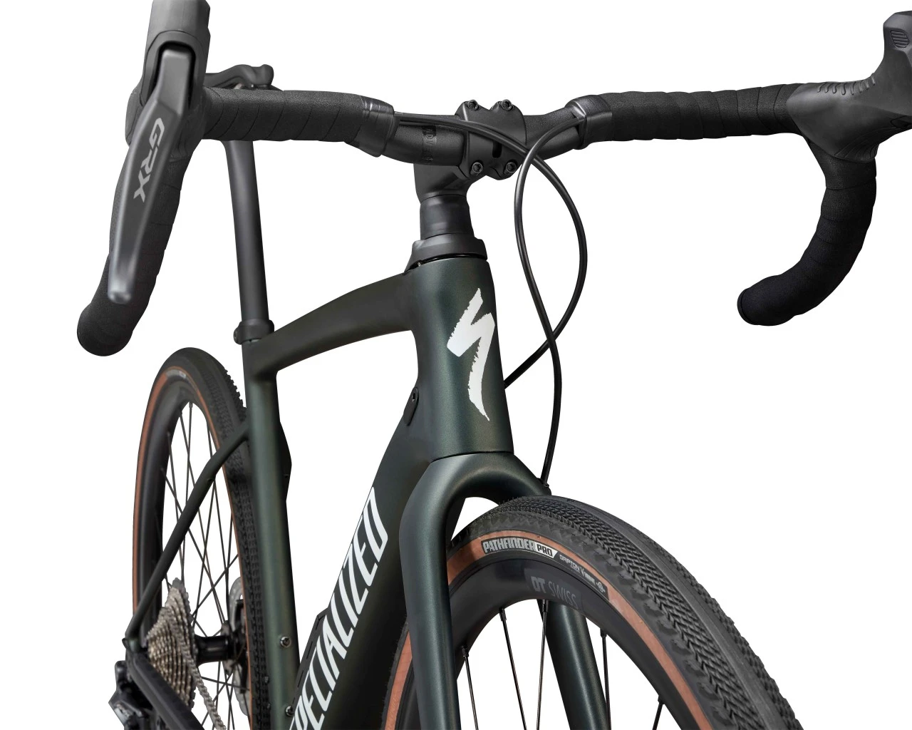 Specialized Diverge Expert Carbon - Gravel Bike 2021 | Satin Oak Green Metallic-gloss White-chrome-c 6 Specialized Diverge Expert Carbon - Gravel Bike 2021 | Satin Oak Green Metallic-gloss White-chrome-c – Bild 4