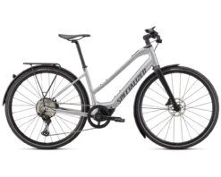 Specialized Vado SL 5.0 Step-Through EQ - Elektro Trekking Bike 2022 | Brushed Aluminum-black Reflec