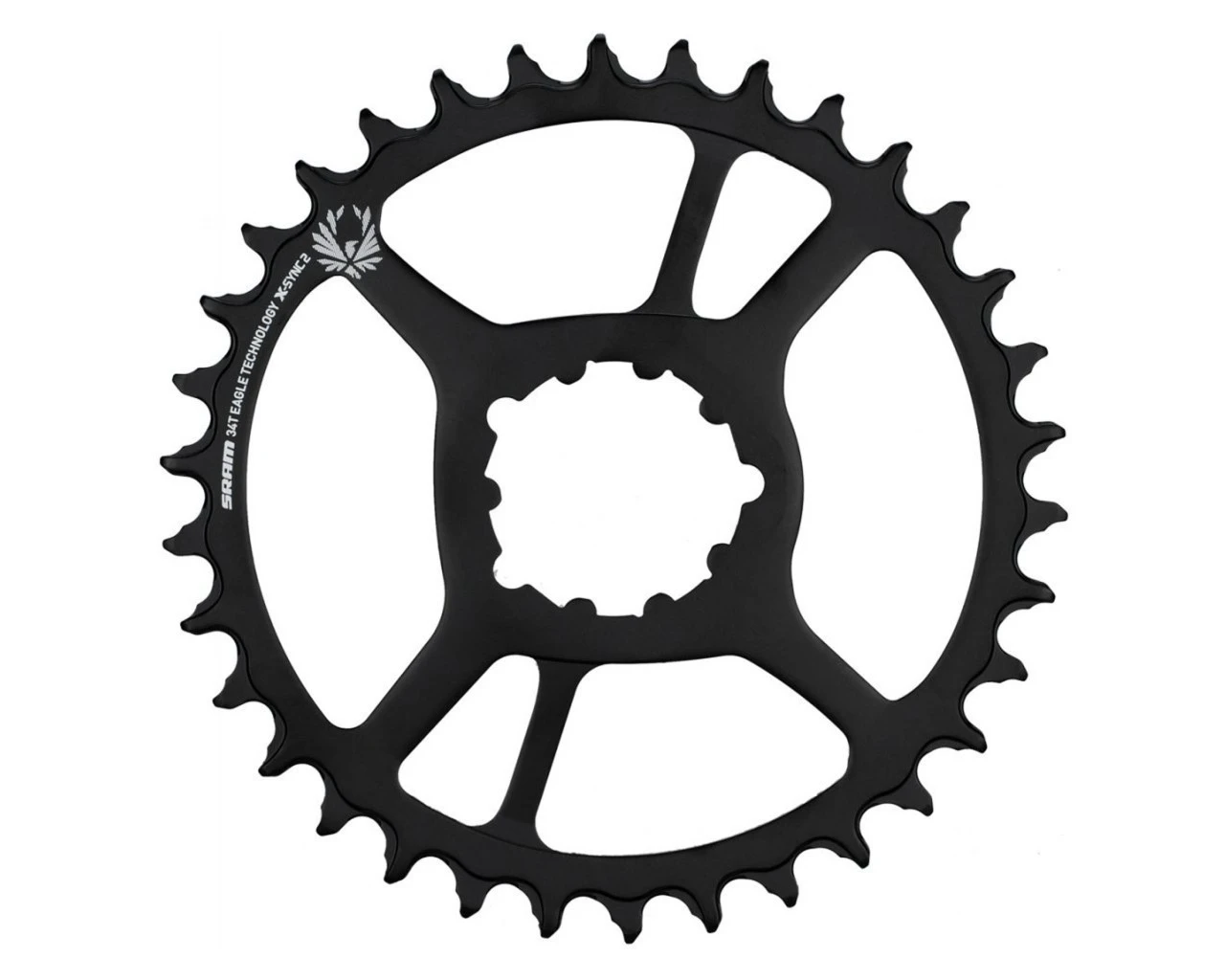 Sram Kettenblatt X-Sync Eagle CF 12-fach 3mm Offset 32 Zähne | Schwarz 3 Sram Kettenblatt X-Sync Eagle CF 12-fach 3mm Offset 32 Zähne | Schwarz