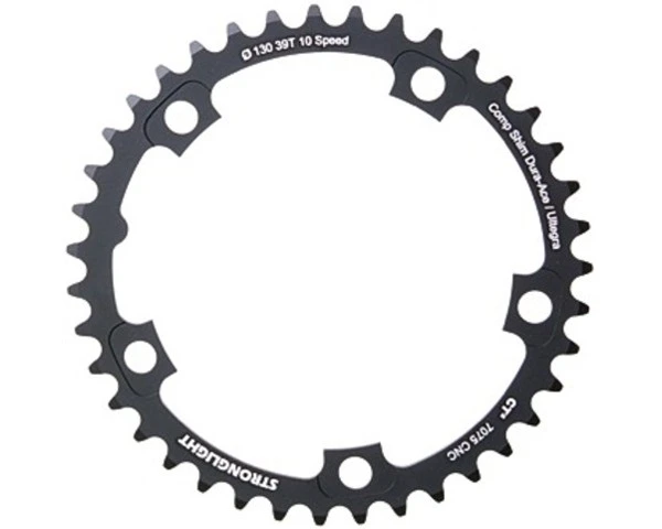 Stronglight E-Shifting CT2 Kettenblatt 5-Arm | 130 Mm Shimano Ultegra 6700 DI2 Kompatibel